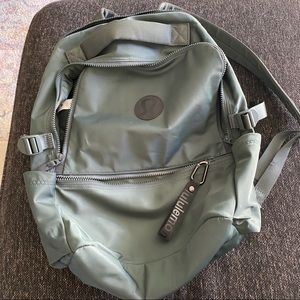 Green lululemon backpack